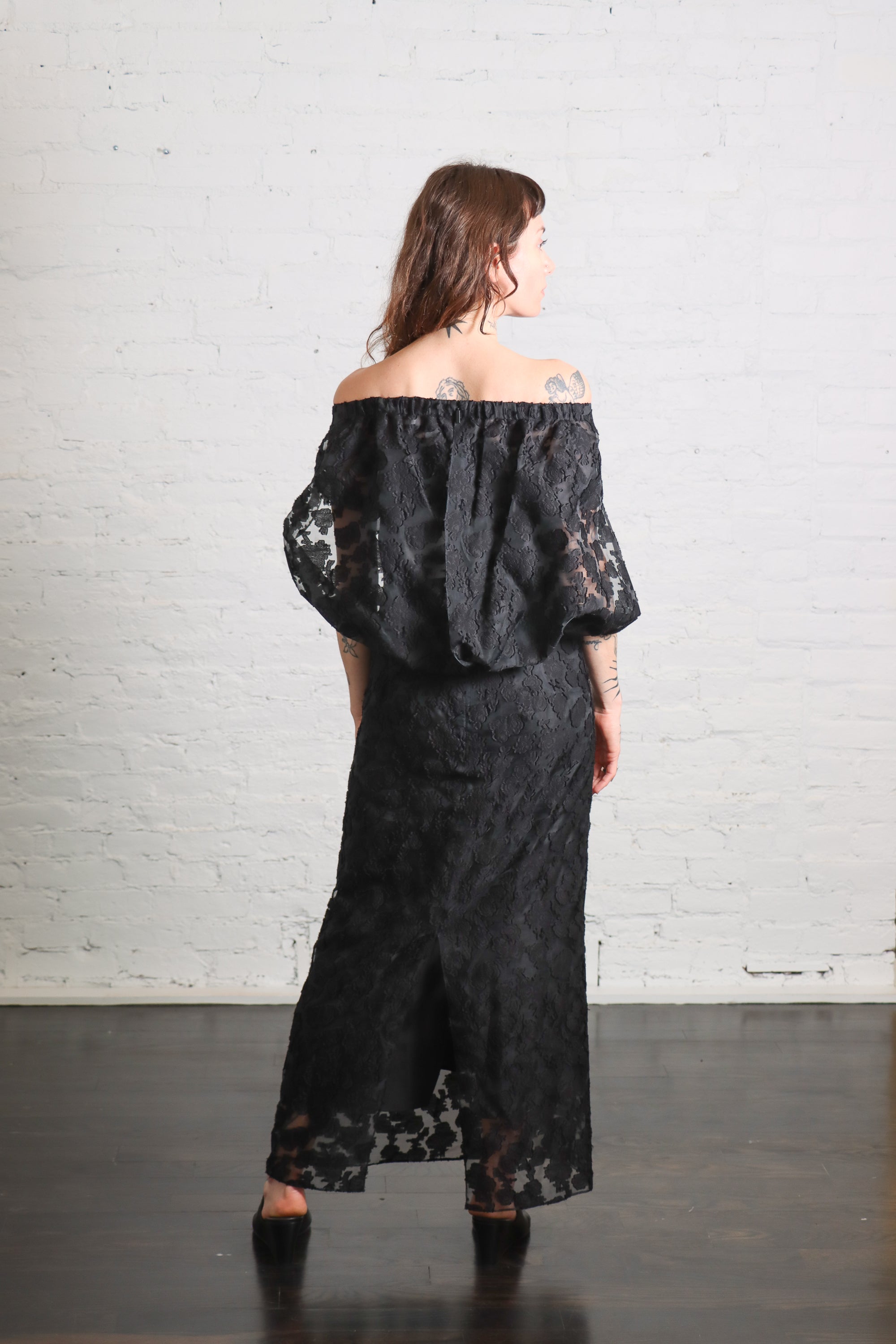 Fil Coupé Camille Dress in Black by Tibi-Tibi-Idlewild-Cincinnati