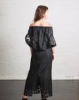 Fil Coupé Camille Dress in Black by Tibi-Tibi-Idlewild-Cincinnati