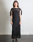 Fil Coupé Camille Dress in Black by Tibi-Tibi-Idlewild-Cincinnati