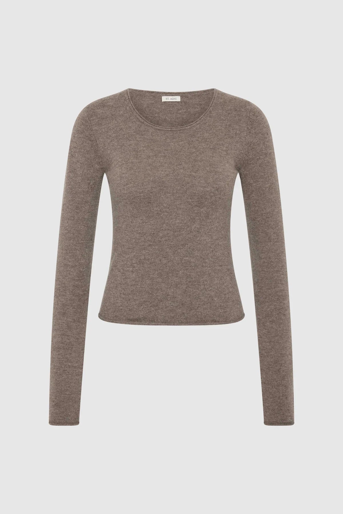 Fine Merino Wool Long Sleeve Top in Vapor by St. Agni-St. Agni-Idlewild-Cincinnati
