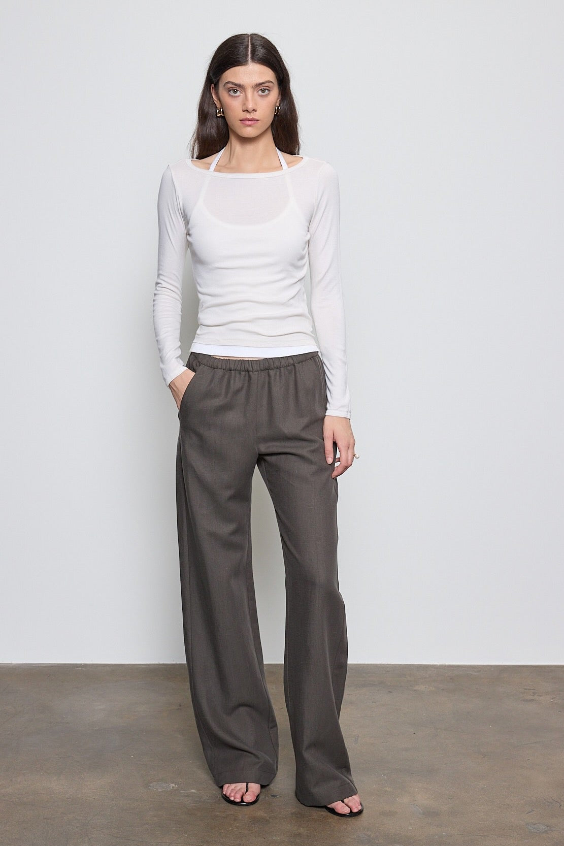 Fine Supima Cotton L/S Boatneck