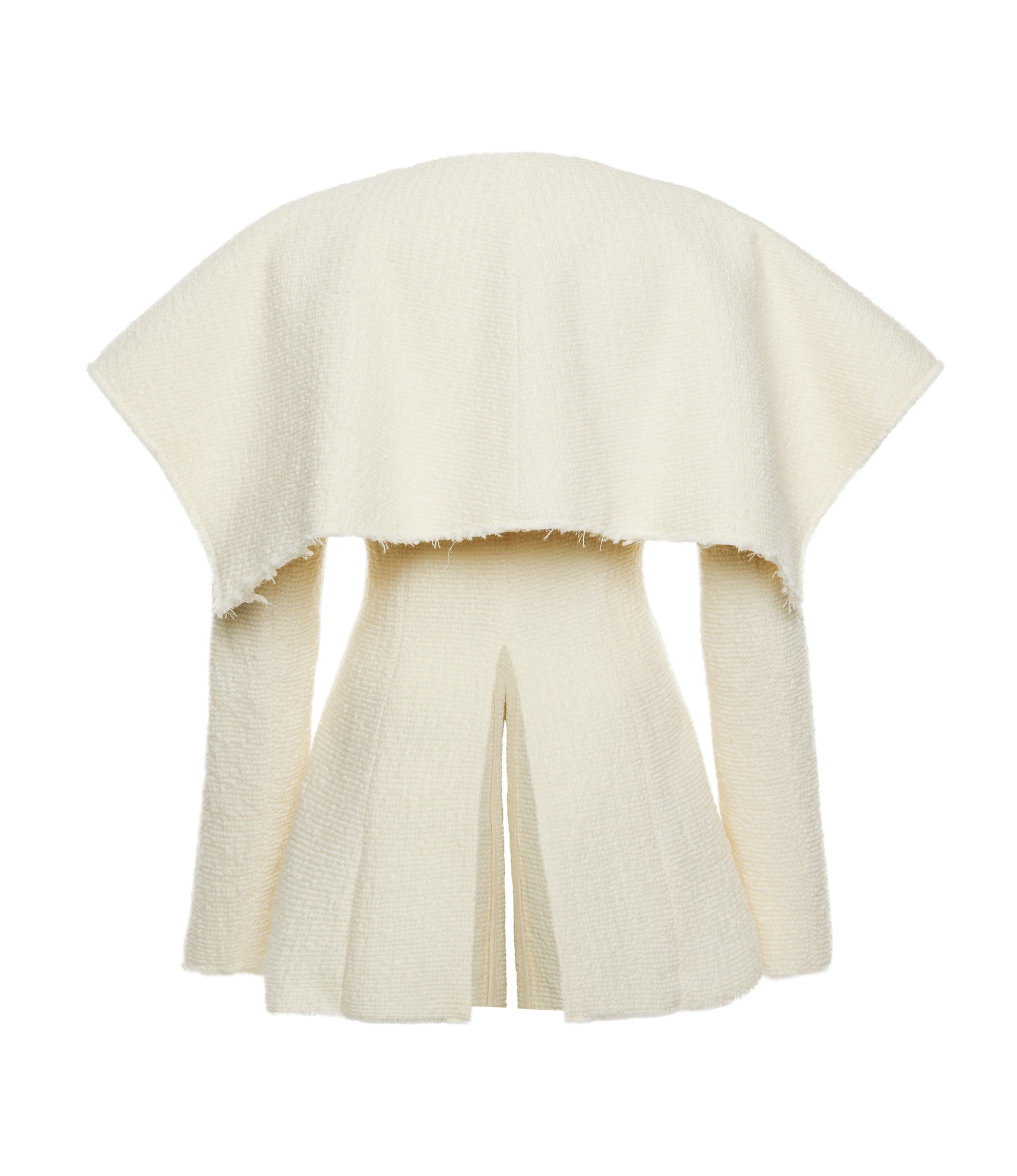 Fitted Jacket in Ecru by A.W.A.K.E. Mode-Outer-A.W.A.K.E. Mode-Idlewild