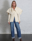 Fitted Jacket in Ecru by A.W.A.K.E. Mode-A.W.A.K.E. Mode-Idlewild-Cincinnati