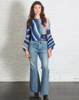 Flare Jean Trouser in Green Blue by Tanaka Denim-TANAKA-Idlewild-Cincinnati