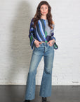 Flare Jean Trouser in Green Blue by Tanaka Denim-TANAKA-Idlewild-Cincinnati