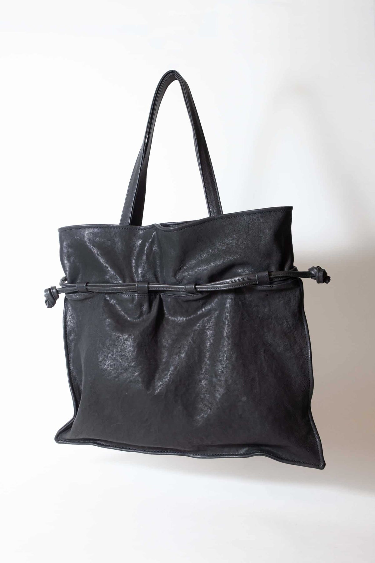 Floral Drawstring Bag - Large in Black by Miranda Kaloudis-MDK-Idlewild-Cincinnati