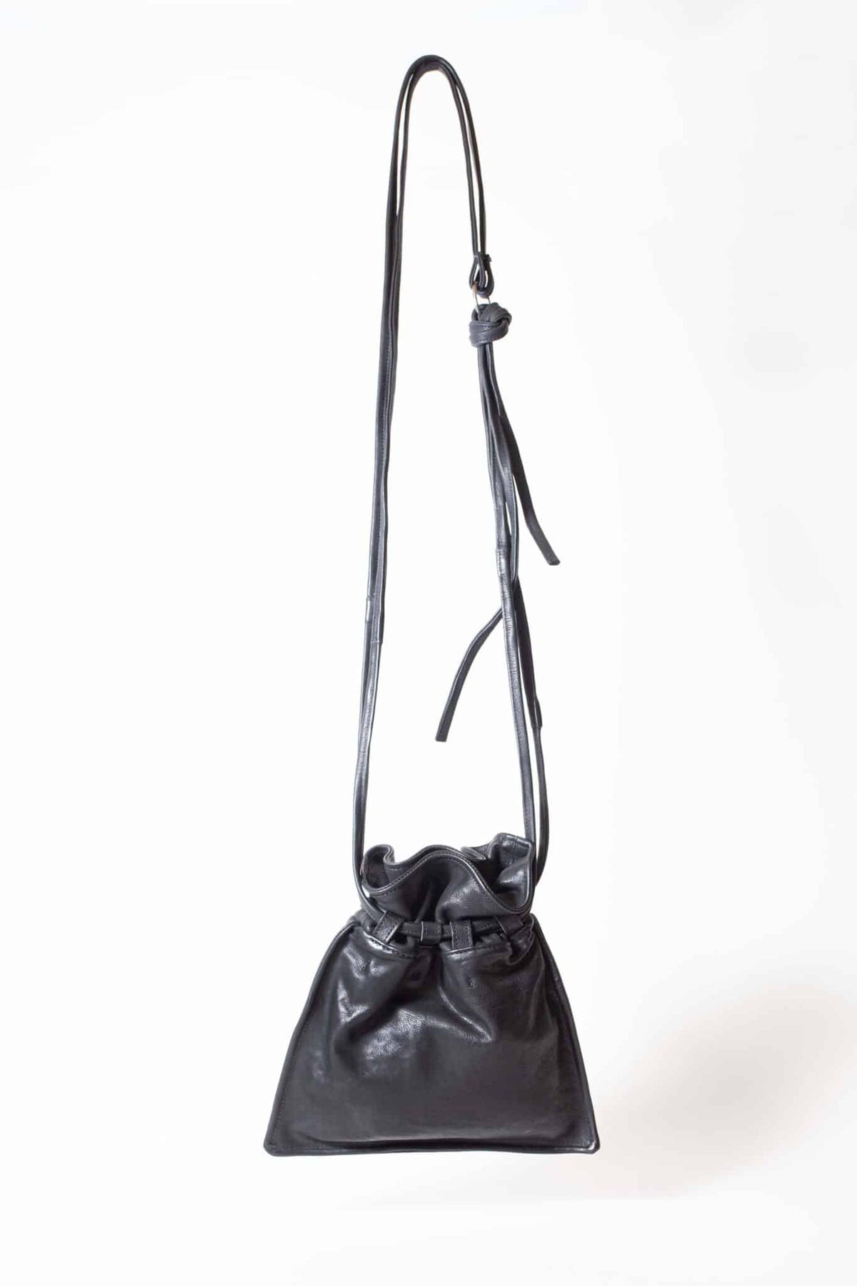Floral Drawstring Bag - XS in Black by Miranda Kaloudis-MDK-Idlewild-Cincinnati