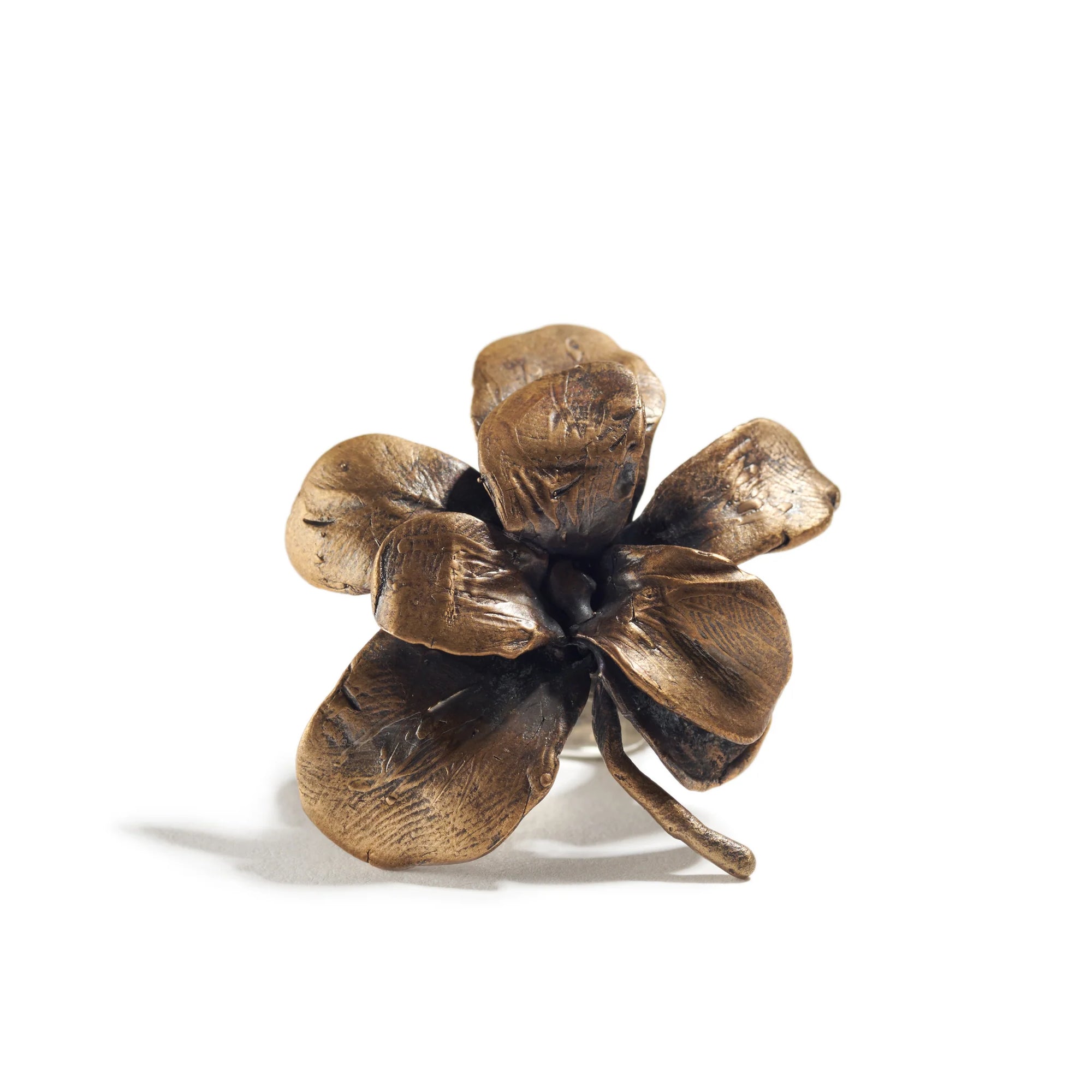 Flower Ring in Bronze with a Sterling Silver Band by STON by Latondra Newton-STON by Latondra Newton-Idlewild-Cincinnati