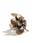 Flower Ring in Bronze with a Sterling Silver Band by STON by Latondra Newton-STON by Latondra Newton-Idlewild-Cincinnati