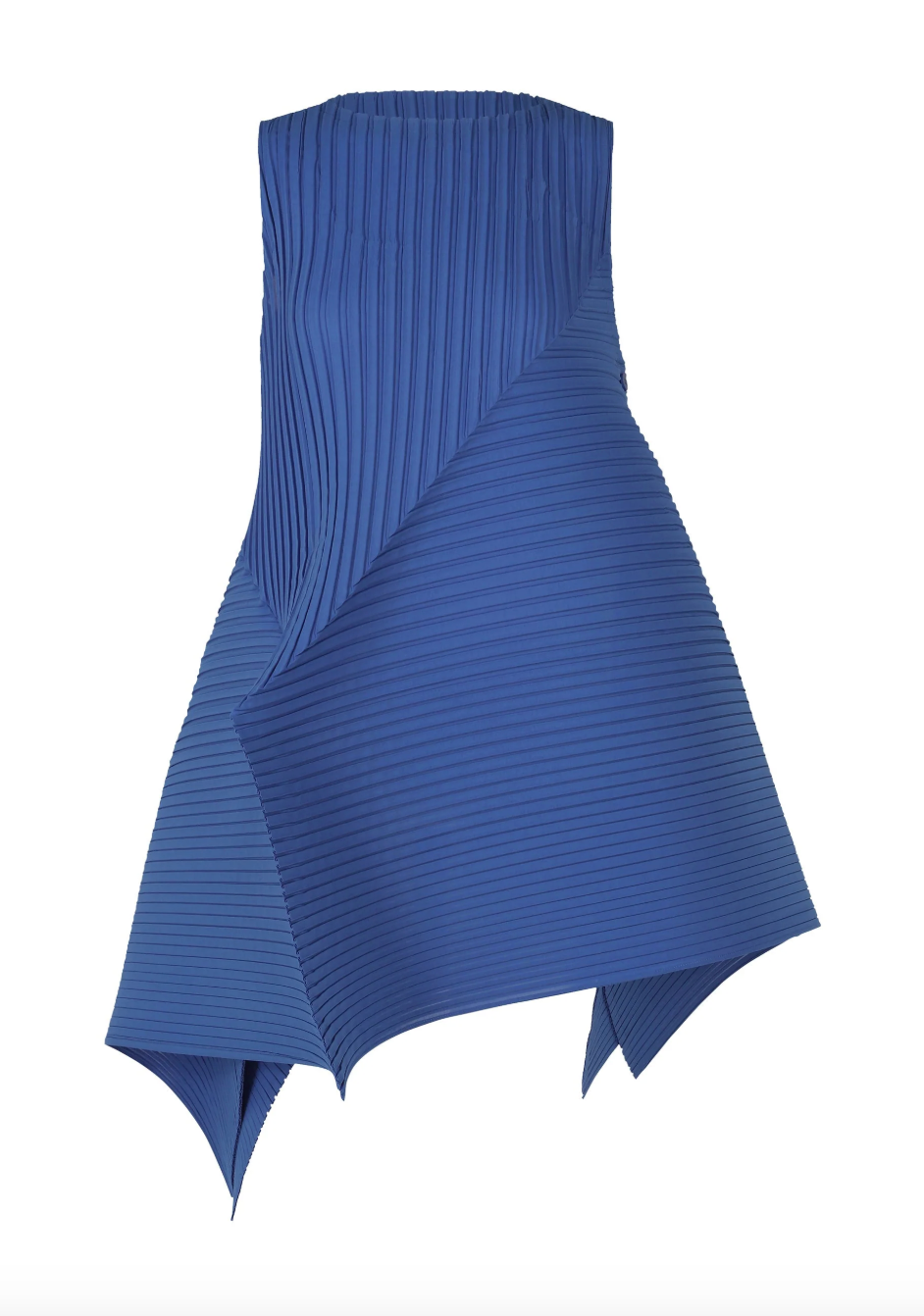 Fold Pleats Dress in Blue by Issey Miyake Idlewild Fold Pleats Dress in Blue by Issey Miyake Idlewild
