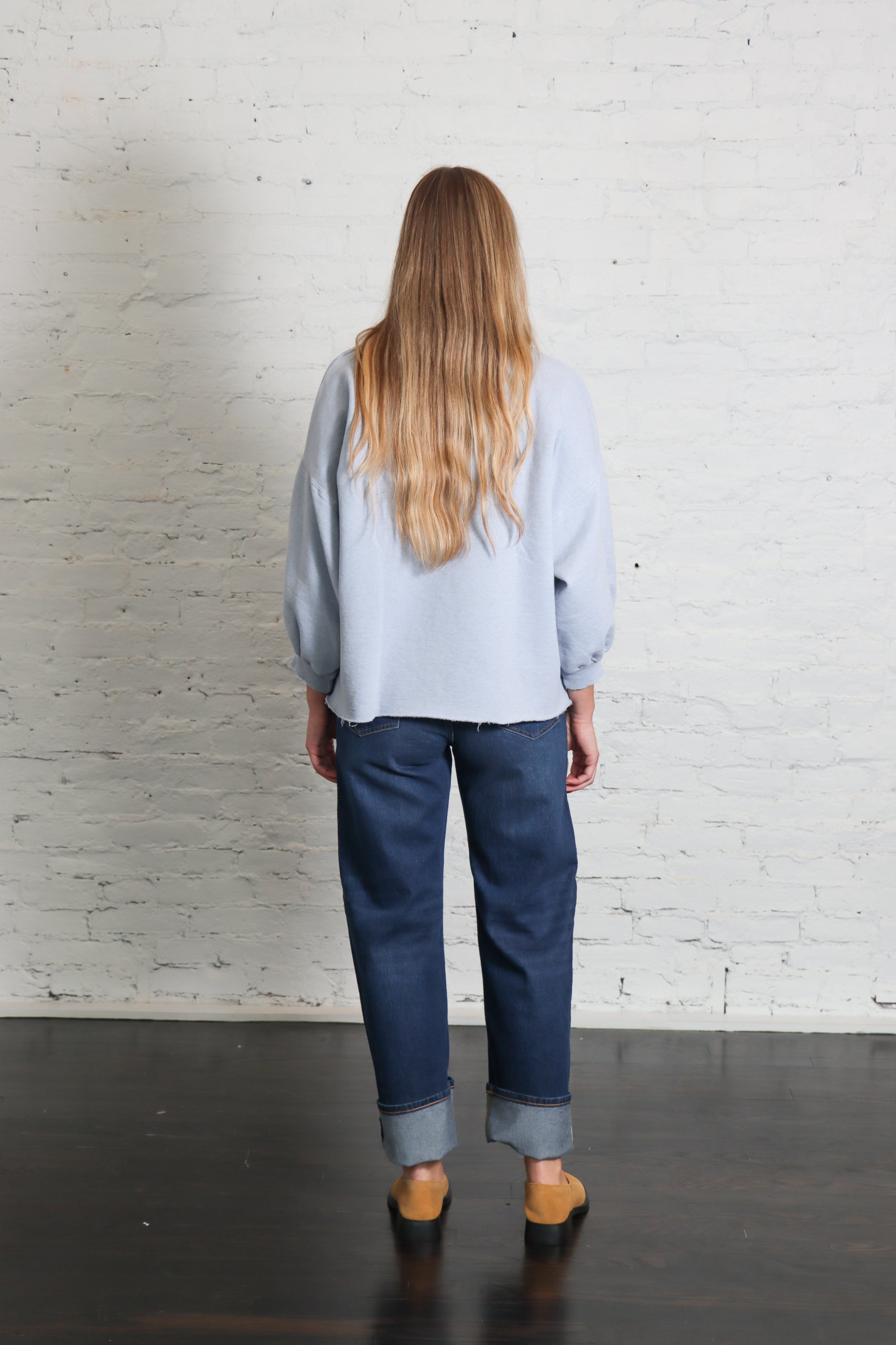 Fond Sweatshirt in Blue by Rachel Comey-Tops-Rachel Comey-Idlewild