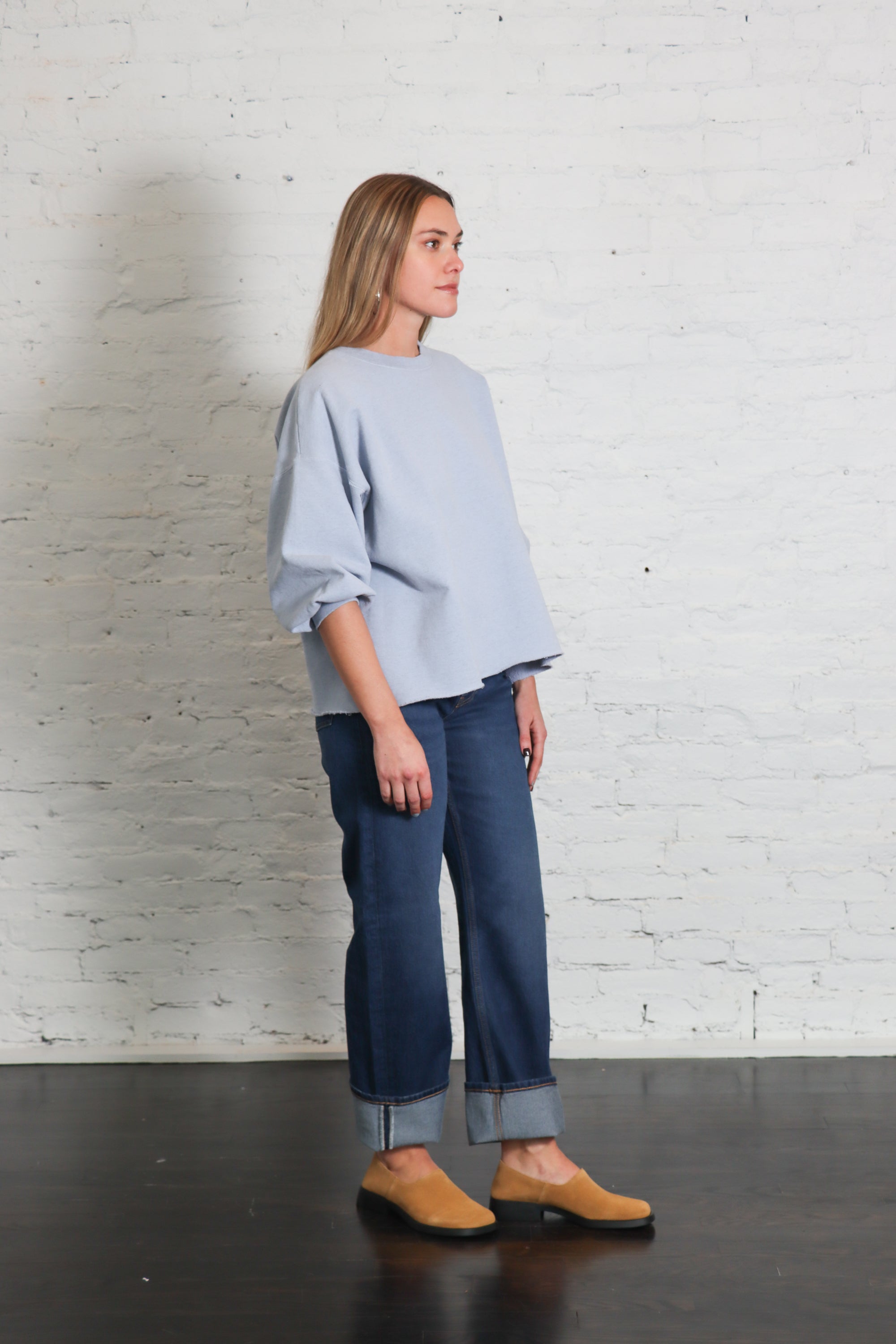 Fond Sweatshirt in Blue by Rachel Comey-Tops-Rachel Comey-Idlewild