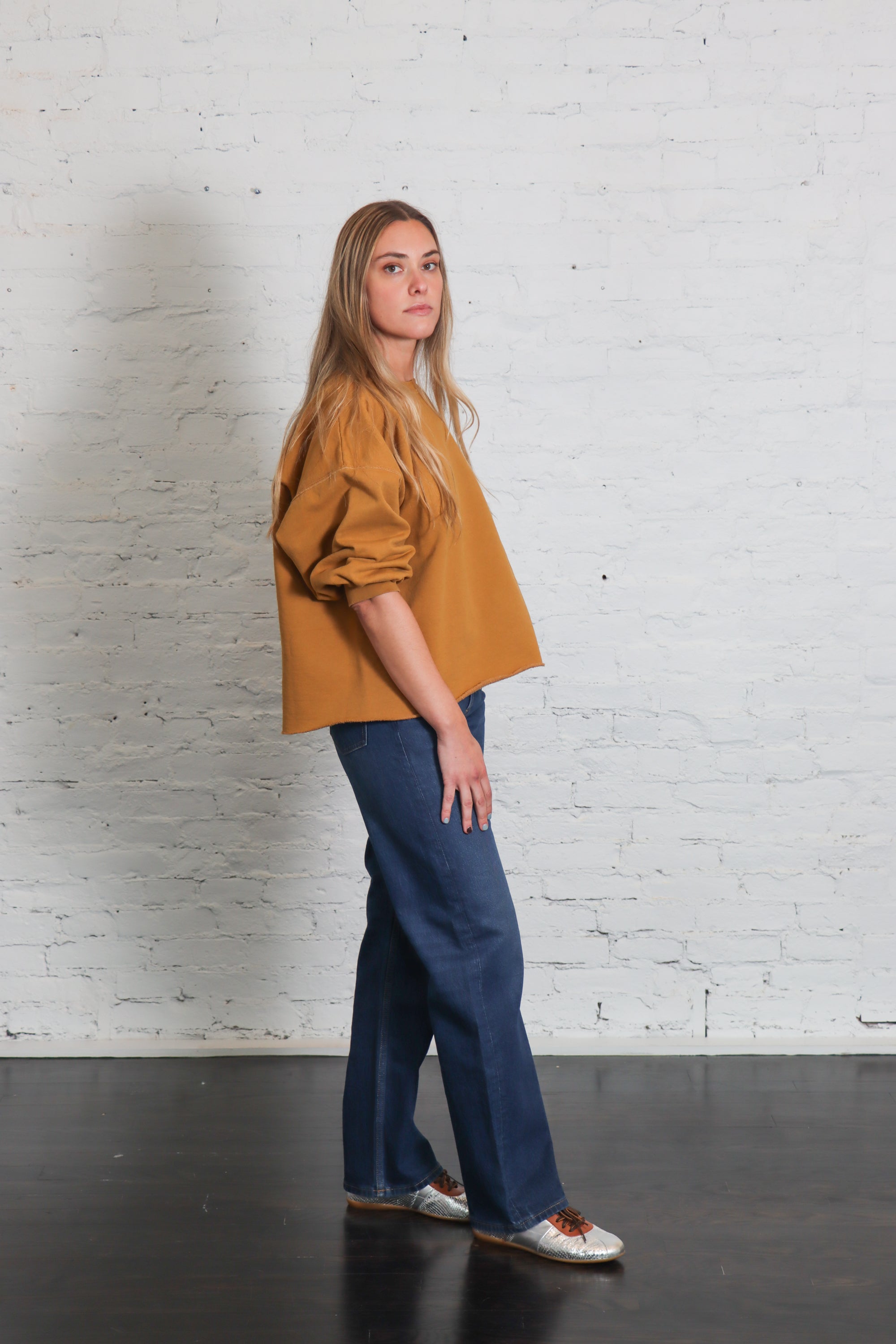 Fond Sweatshirt in Camel by Rachel Comey-Tops-Rachel Comey-Idlewild