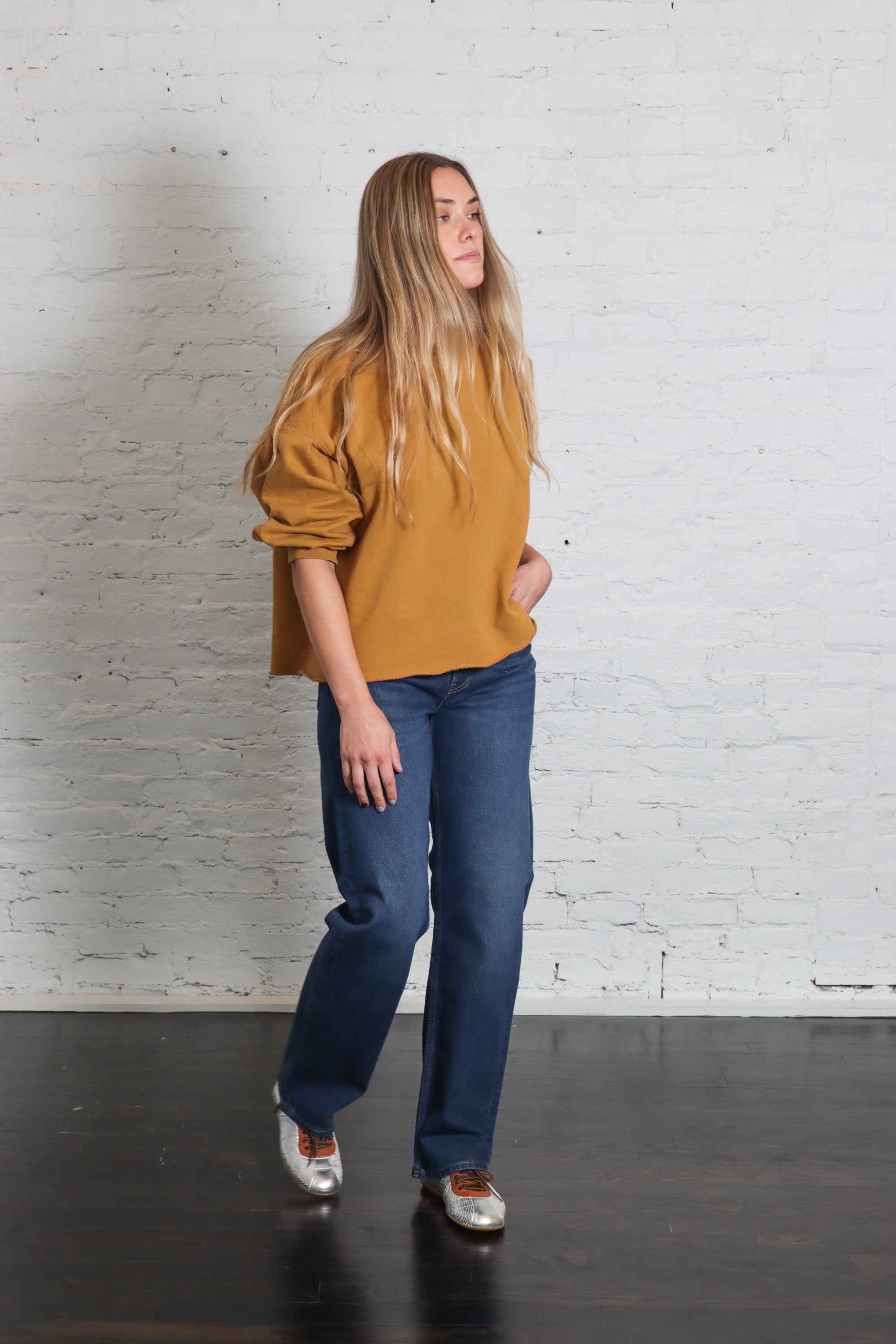 Fond Sweatshirt in Camel by Rachel Comey-Tops-Rachel Comey-Idlewild