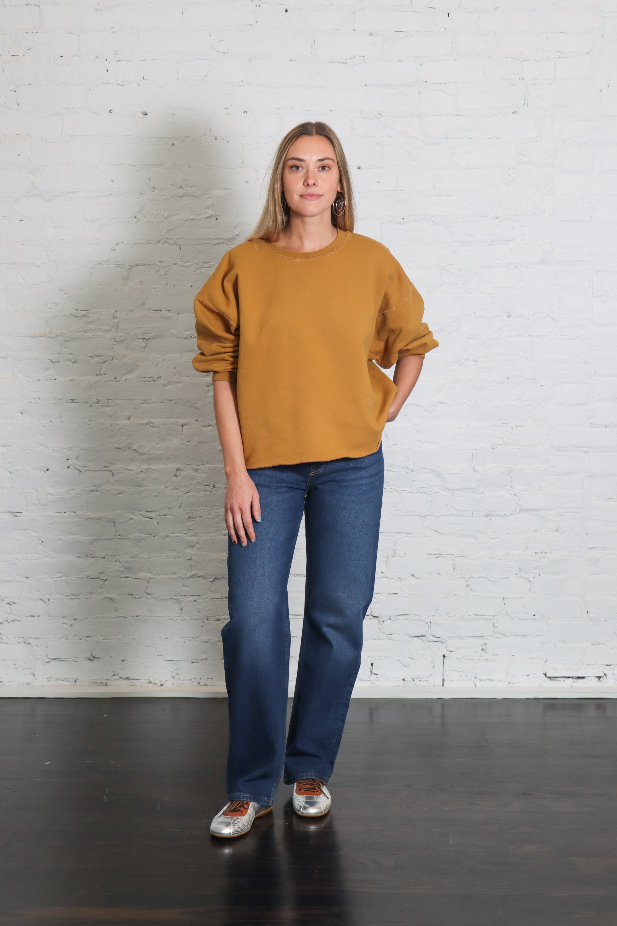 Fond Sweatshirt in Camel by Rachel Comey-Tops-Rachel Comey-Idlewild