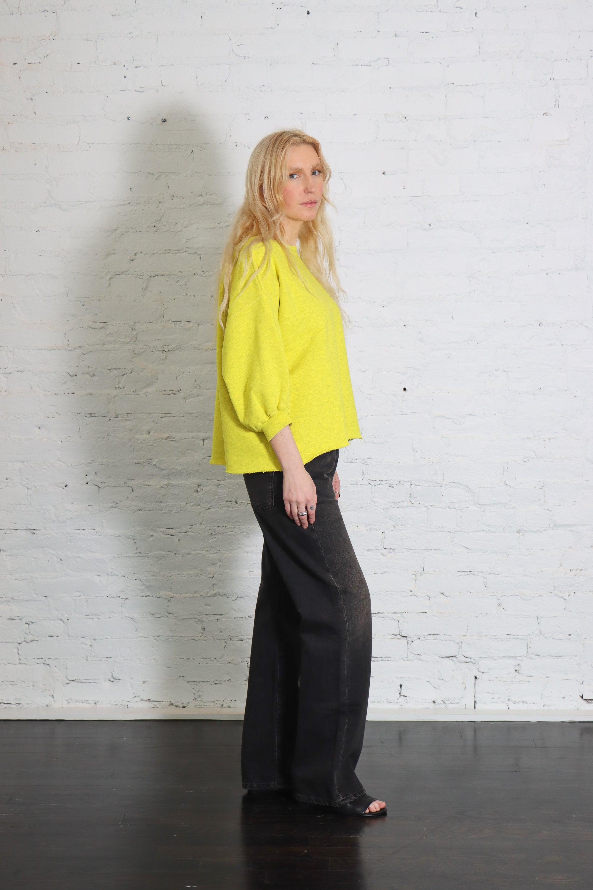 Fond Sweatshirt in Citron by Rachel Comey-Rachel Comey-Idlewild-Cincinnati