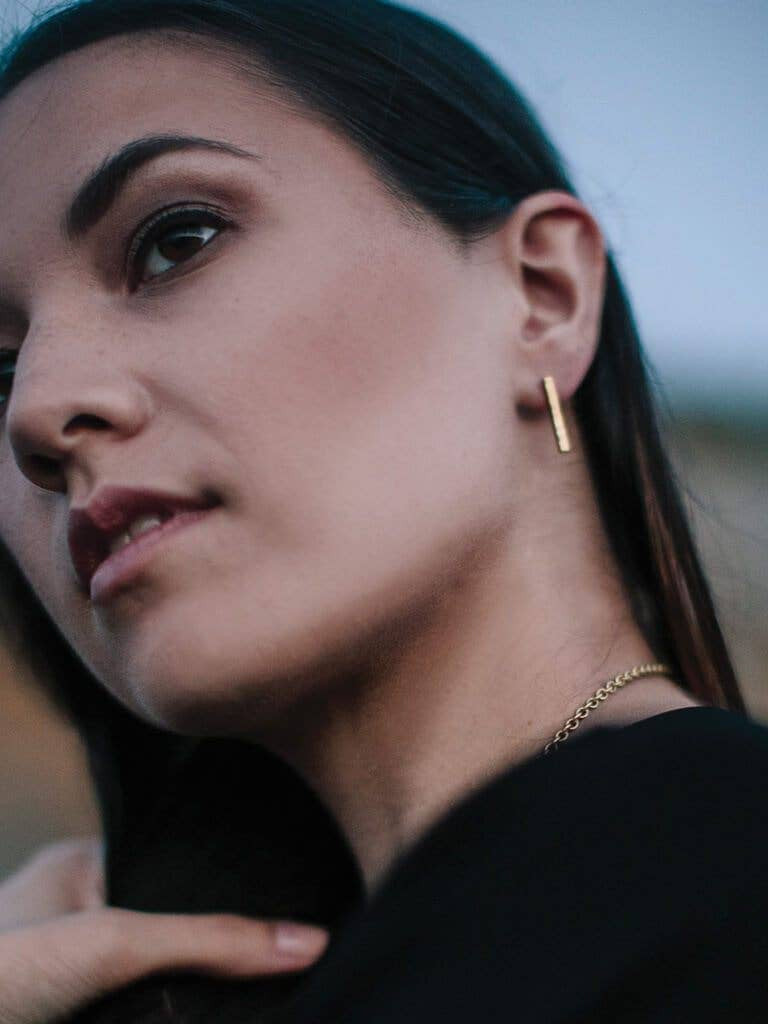 Forage Stud Earring Collection in Brass by Mulxiply-MULXIPLY-Idlewild