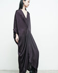 Frida Dress in Aubergine by Nicholas K-Dresses-Nicholas K-Idlewild
