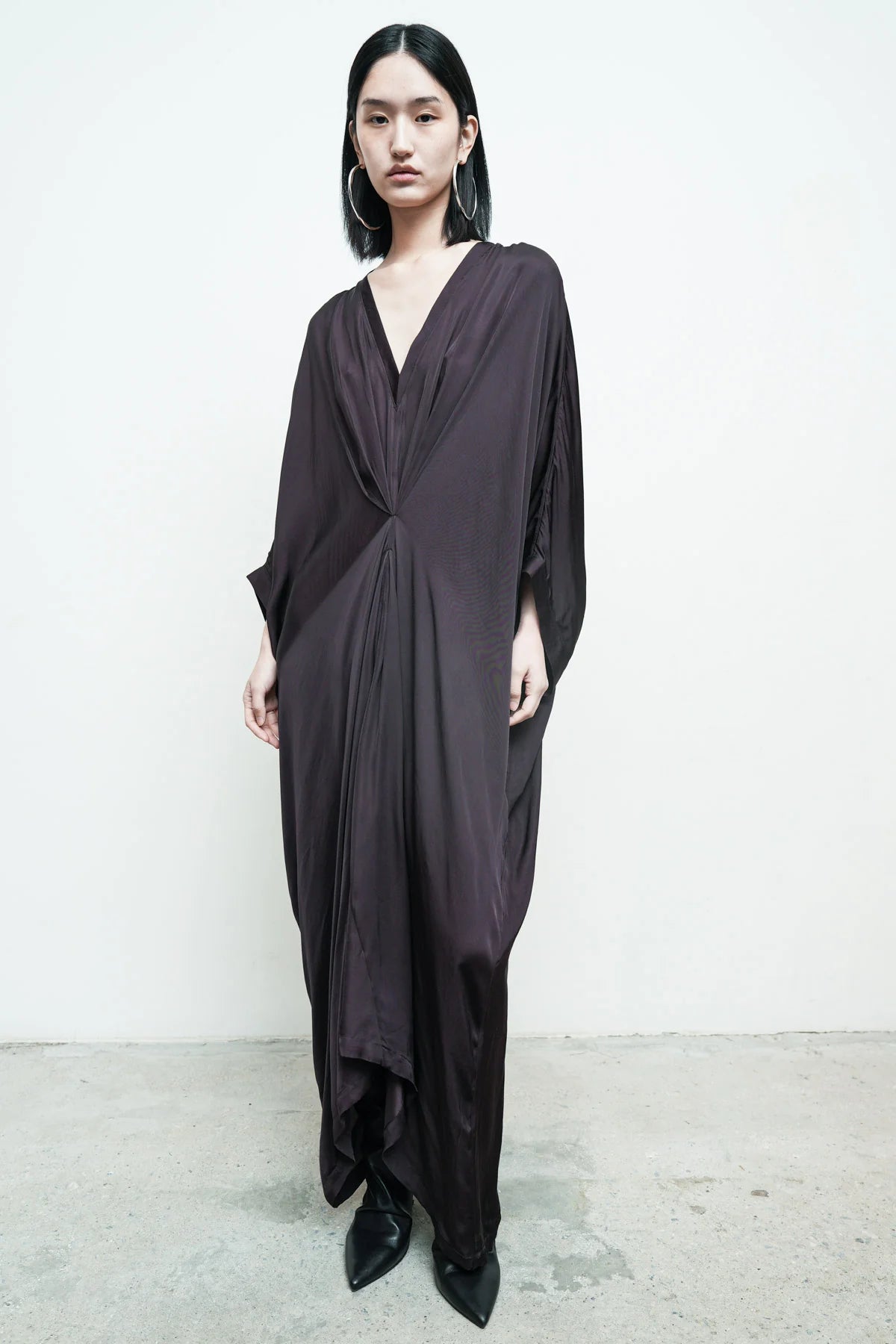 Frida Dress in Aubergine by Nicholas K-Dresses-Nicholas K-Idlewild