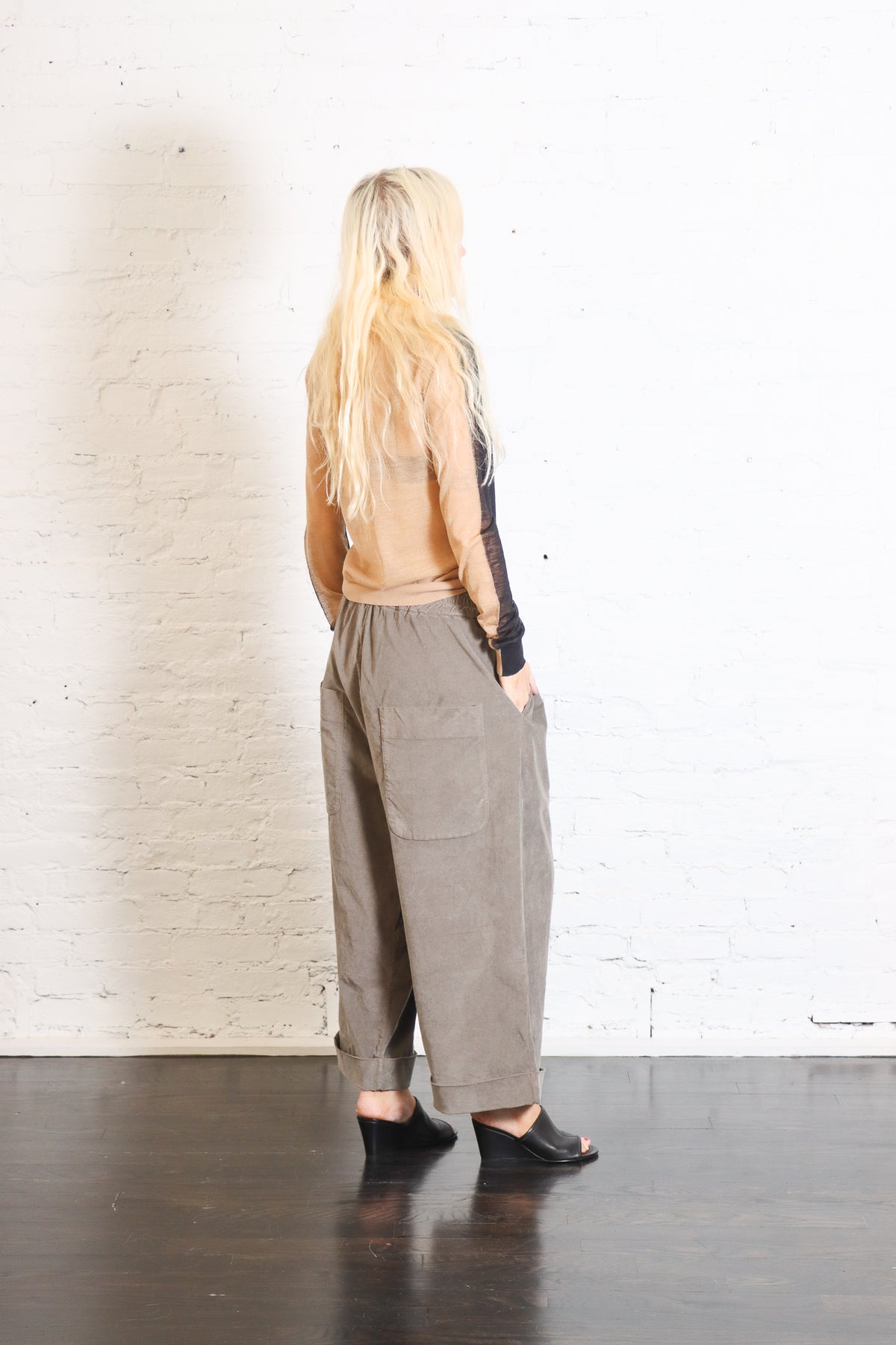 Front Back Turtleneck Pullover in Black & Camel by MM6 Maison Margiela-MM6-Idlewild-Cincinnati