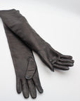 Full-Arm Lambskin Unlined Gloves in Black by Gloves Forino 1899-Gloves Forino 1899-Idlewild-Cincinnati