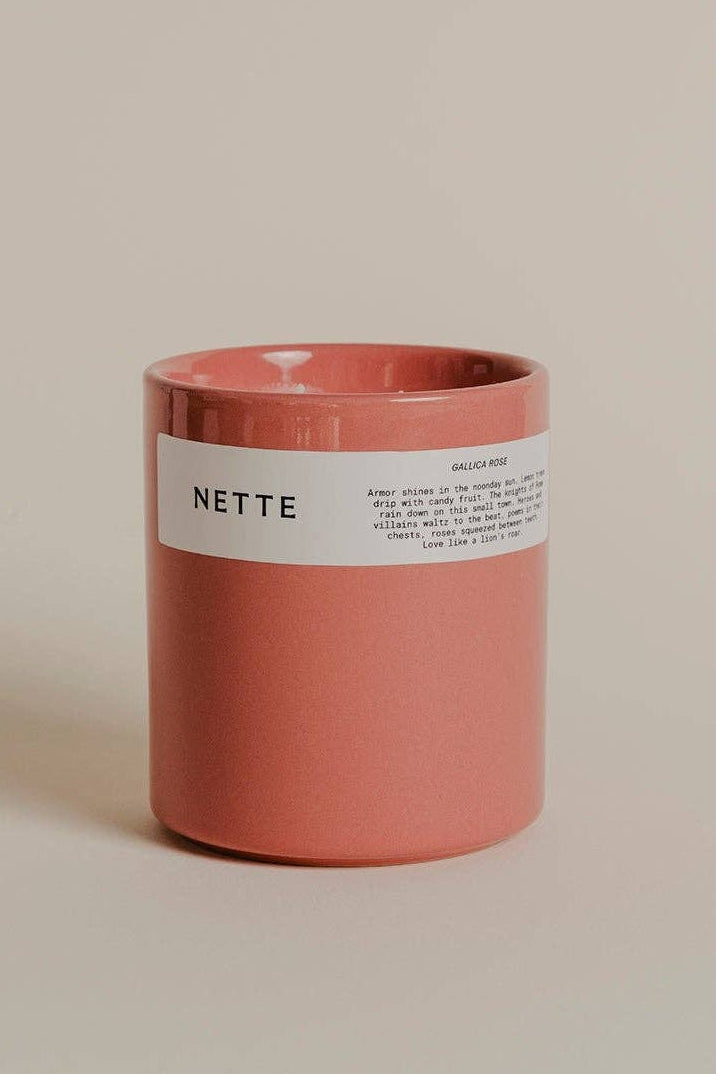 Gallica Rose Scented Candle by Nette-Nette-Idlewild