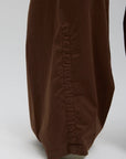 Garment Dyed Silky Cotton Winslow Pull-On Pant in Brown by Tibi-Tibi-Idlewild-Cincinnati