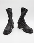 Gasolina Leather Stretch Boot in Nero by Lofina-Lofina-Idlewild-Cincinnati