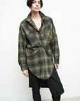 Gaspar Shirt in Moss/Black by Nicholas K-Nicholas K-Idlewild-Cincinnati
