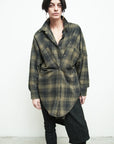 Gaspar Shirt in Moss/Black by Nicholas K-Nicholas K-Idlewild-Cincinnati
