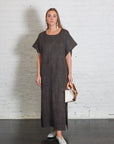 Gauze Caftan in Blackened by Lauren Manoogian-Lauren Manoogian-Idlewild-Cincinnati
