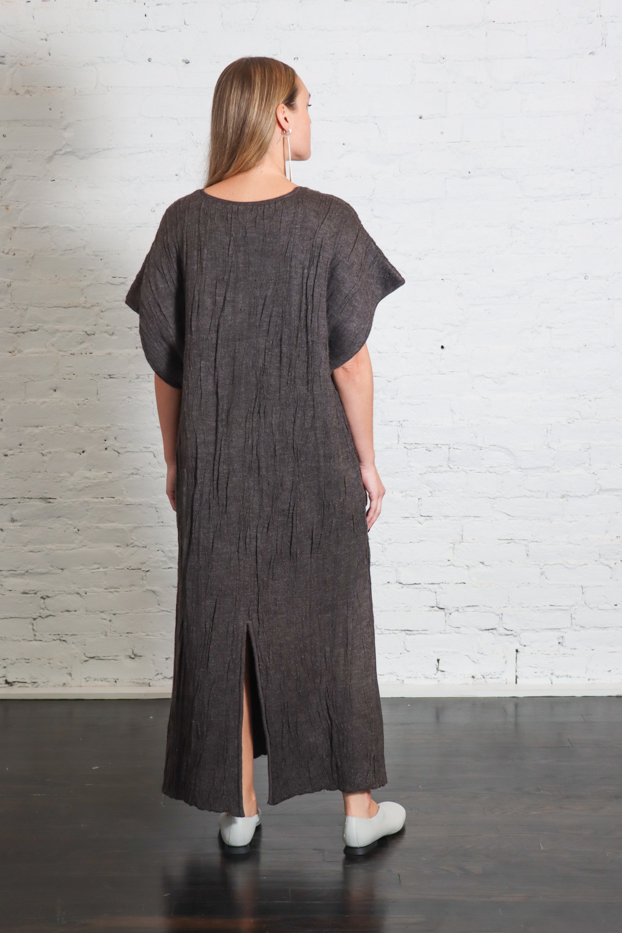 Gauze Caftan in Blackened by Lauren Manoogian-Lauren Manoogian-Idlewild-Cincinnati