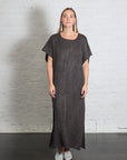 Gauze Caftan in Blackened by Lauren Manoogian-Lauren Manoogian-Idlewild-Cincinnati