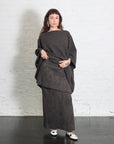 Gauze Layer Skirt in Blackened by Lauren Manoogian-Lauren Manoogian-Idlewild-Cincinnati