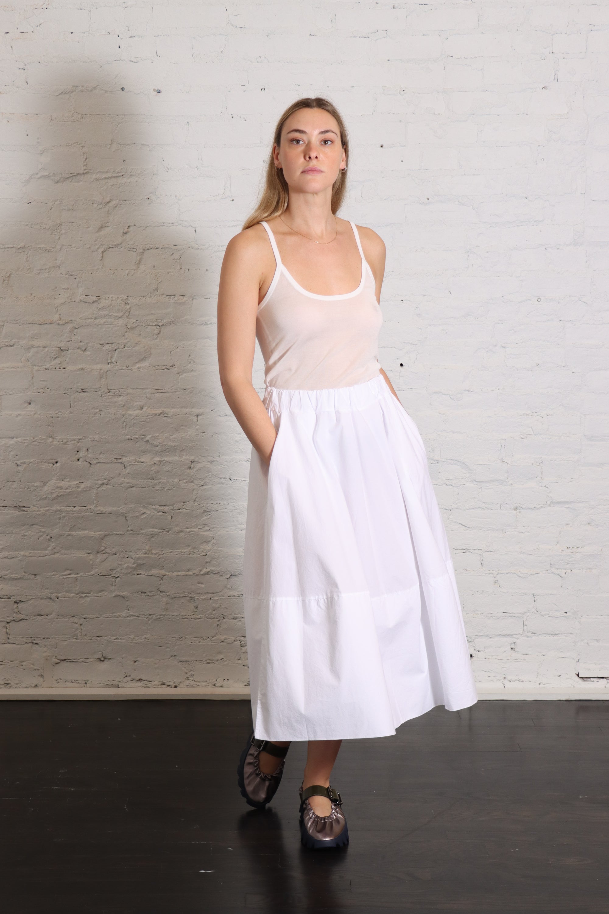 Gea Clara Skirt in White by Labo.Art-Labo.Art-Idlewild-Cincinnati
