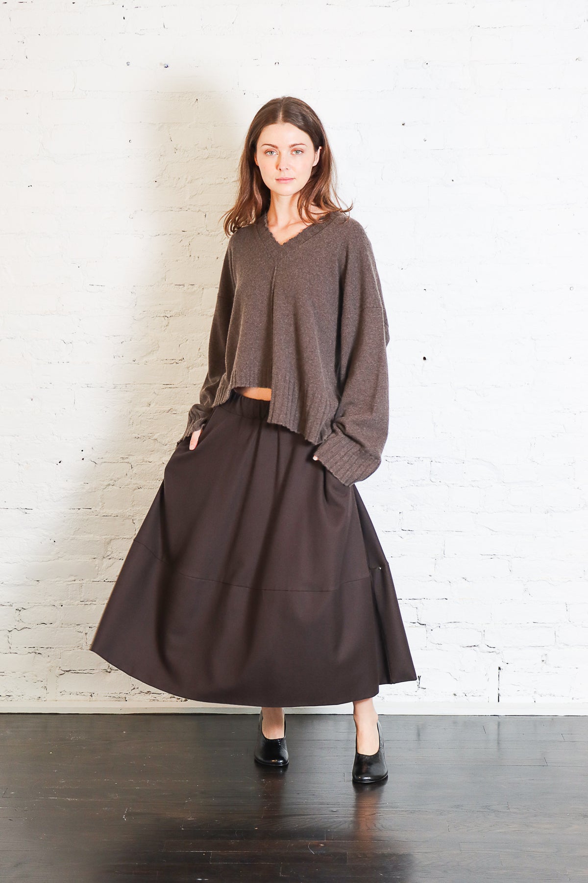 Gea Skirt in Cacao by Labo.Art-Labo.art-Idlewild-Cincinnati