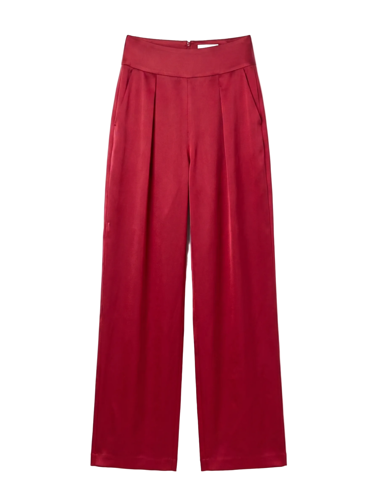 Wide Leg Pant in Red by Calle Evans