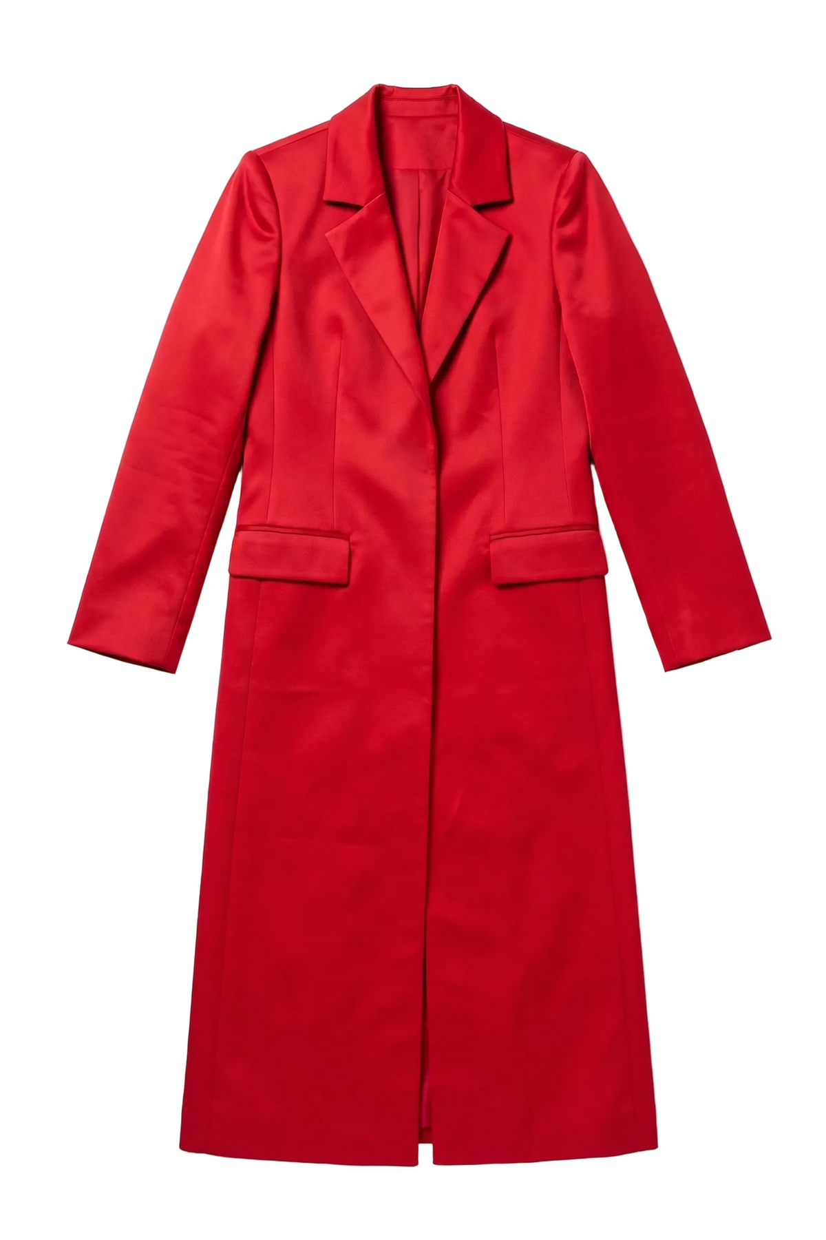 Coat Sample in Red by Calle Evans - Idlewild