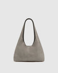 Suede Soft Bag in Pebble by St. Agni
