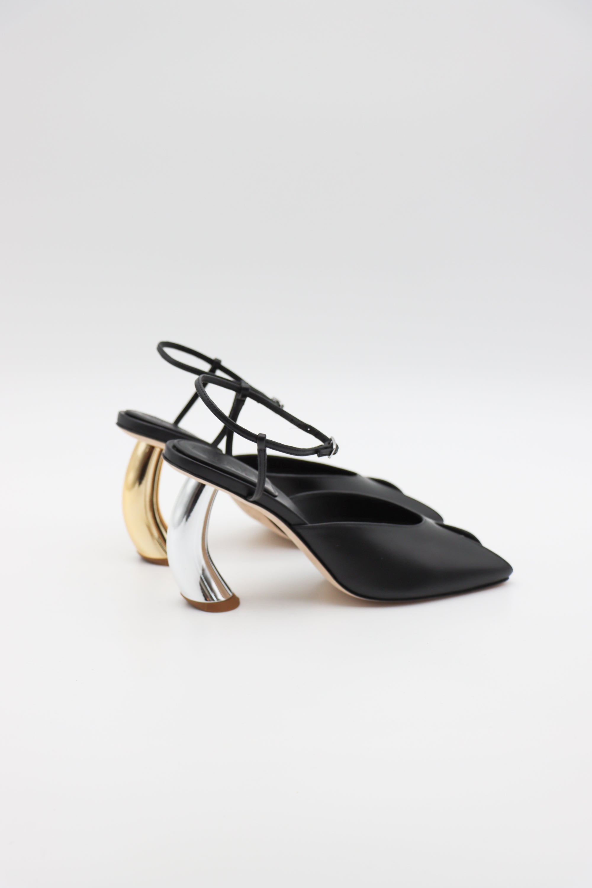 Giustine Heels in Black by A.W.A.K.E. Mode-Shoes-A.W.A.K.E. Mode-Idlewild
