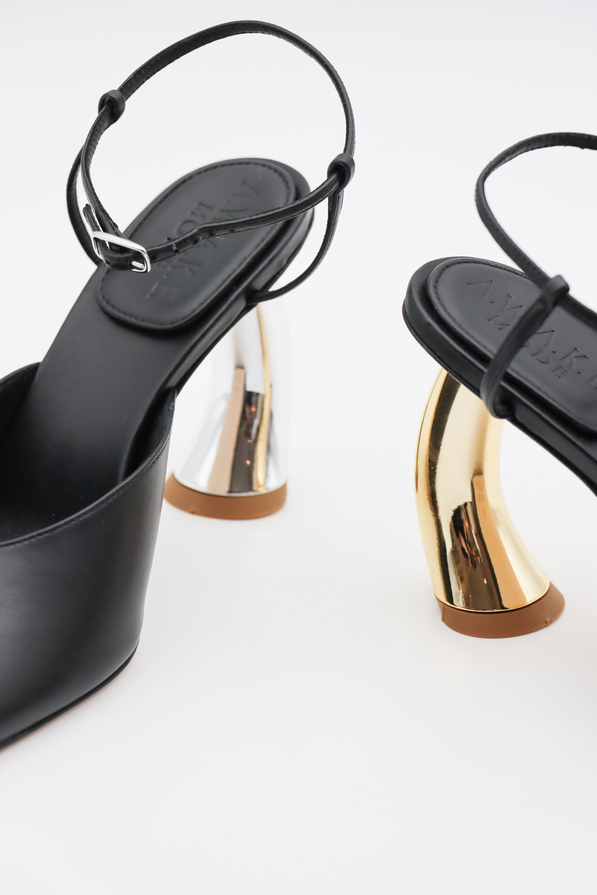 Giustine Heels in Black by A.W.A.K.E. Mode-Shoes-A.W.A.K.E. Mode-Idlewild