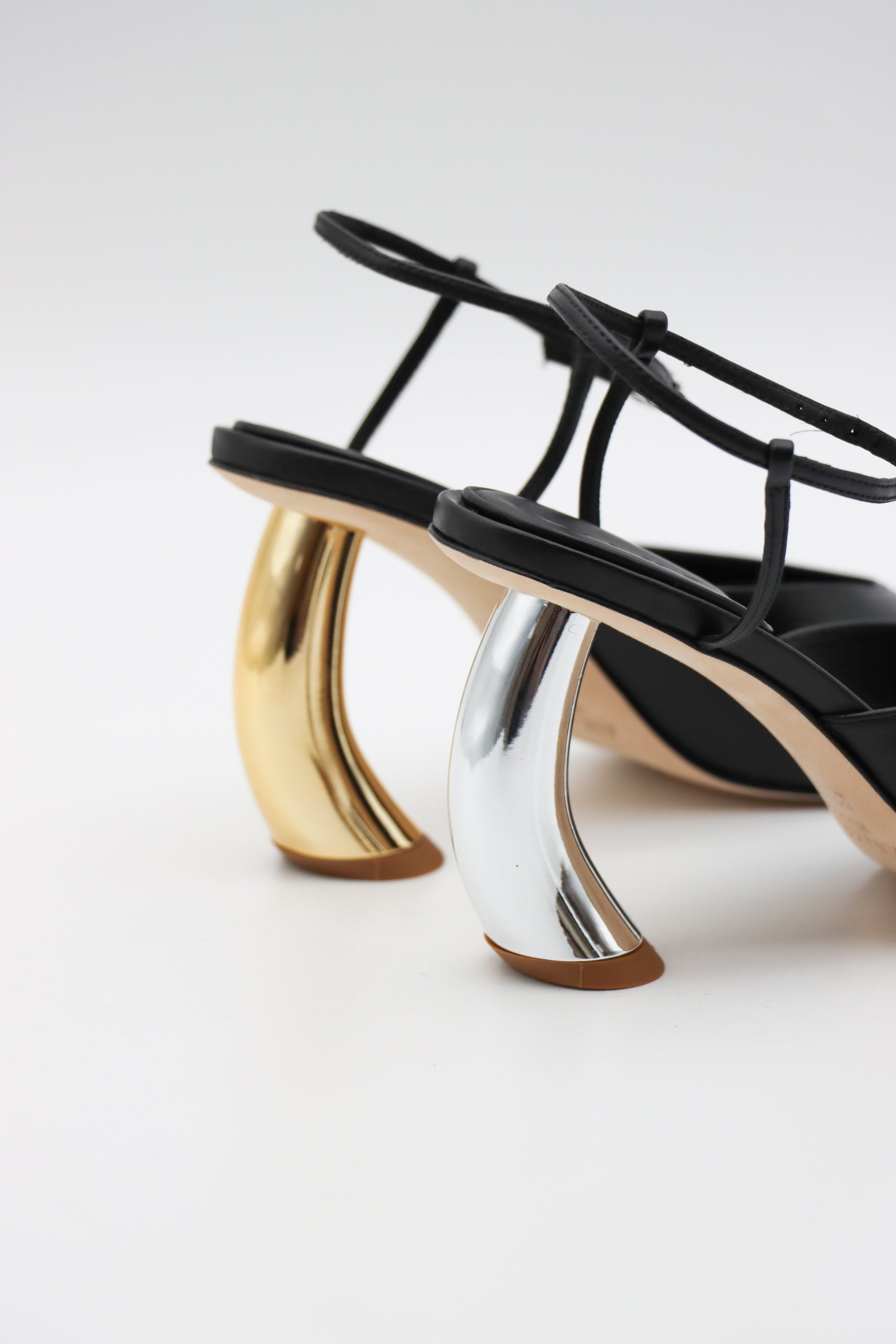 Giustine Heels in Black by A.W.A.K.E. Mode-Shoes-A.W.A.K.E. Mode-Idlewild