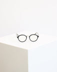 Gramophone Readers in Gloss Black by Caddis-Caddis Eyewear-Idlewild