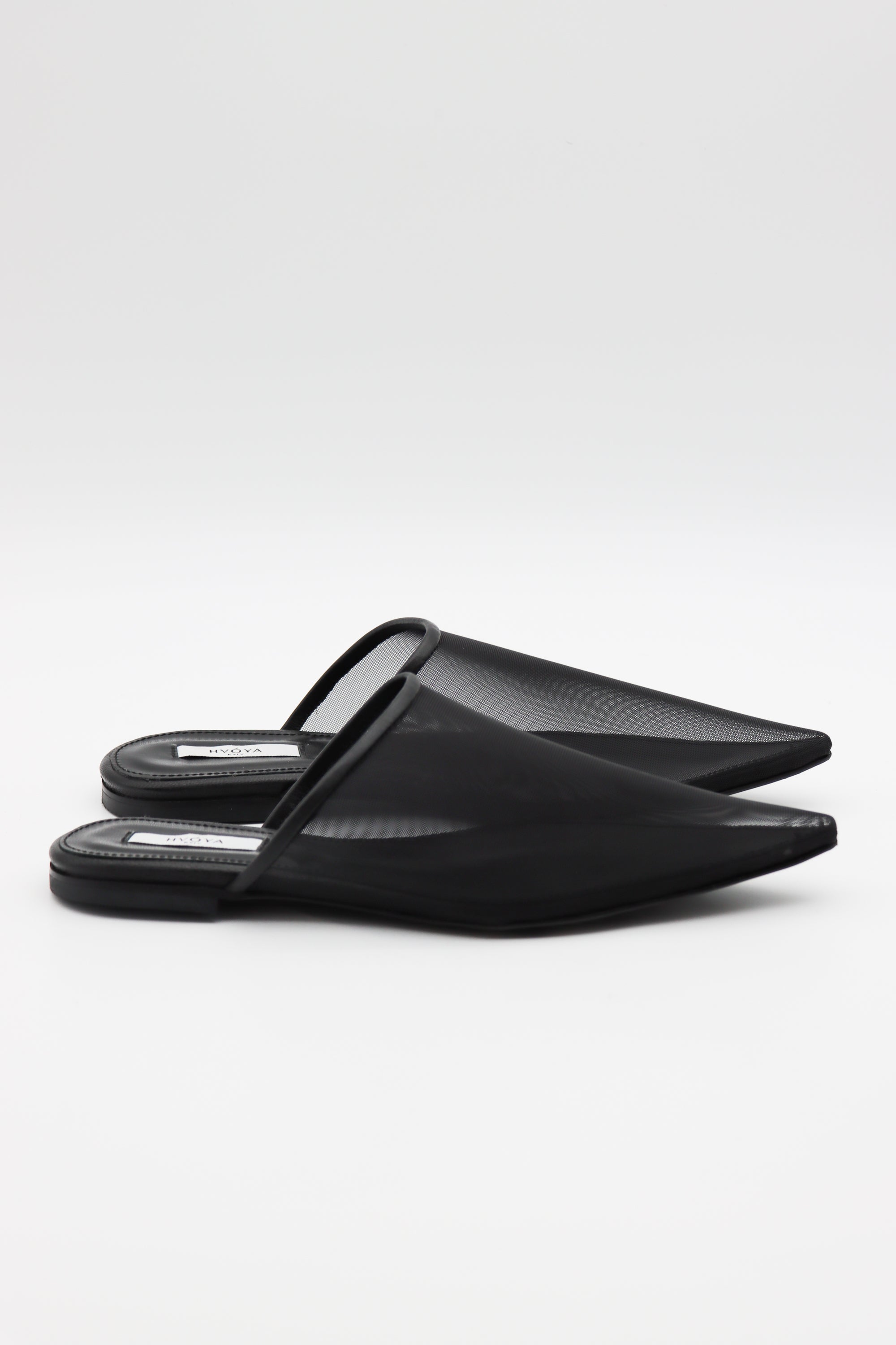 Grid Mules in Black by HVÓYA-Shoes-HVÓYA-Idlewild