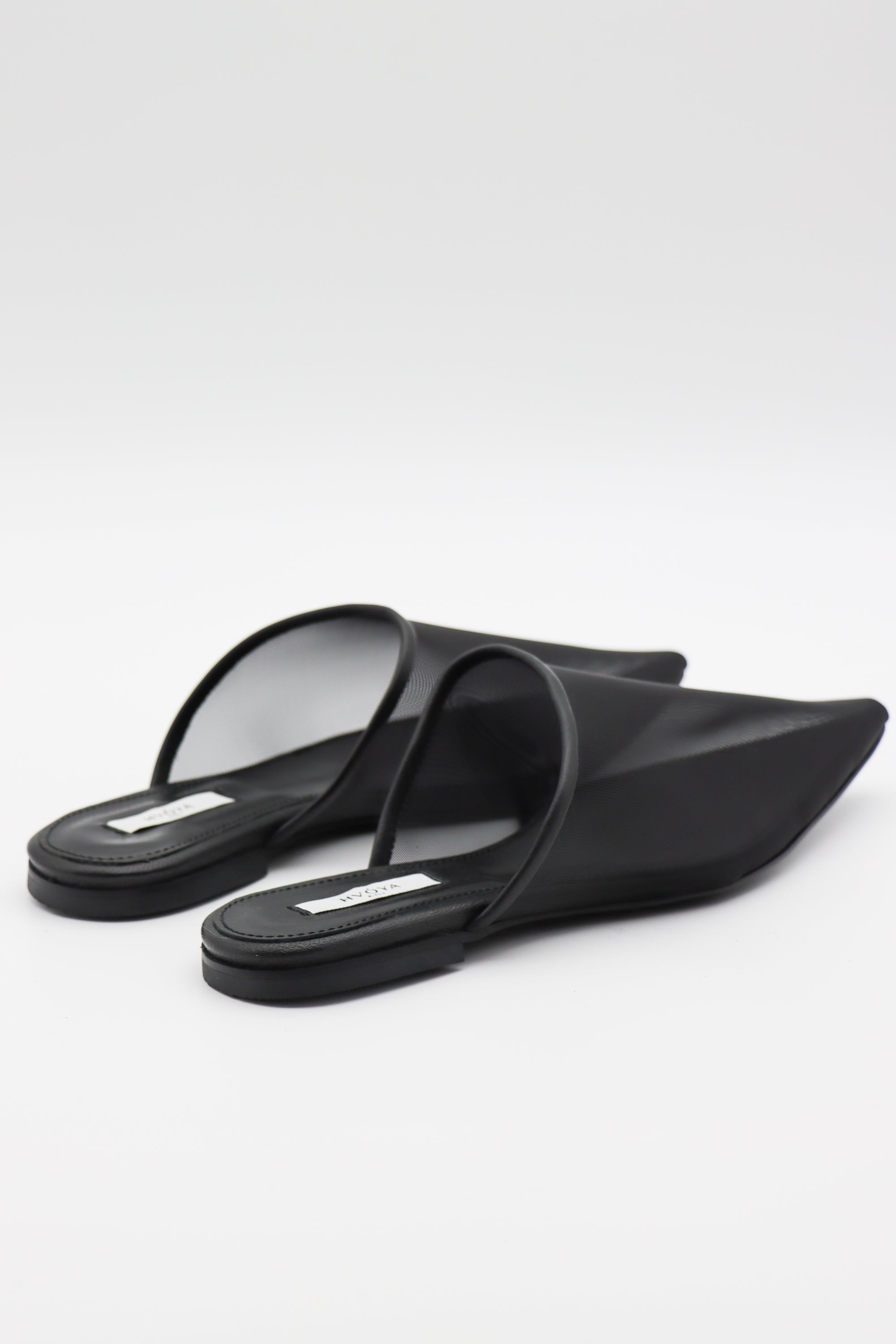 Grid Mules in Black by HVÓYA-Shoes-HVÓYA-Idlewild