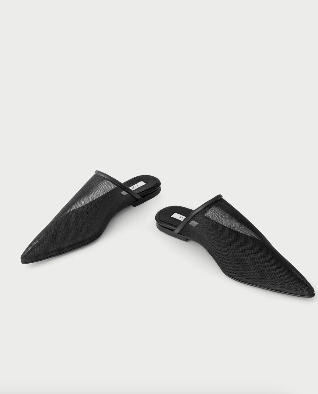 Grid Mules in Black by HVÓYA-Shoes-HVÓYA-Idlewild