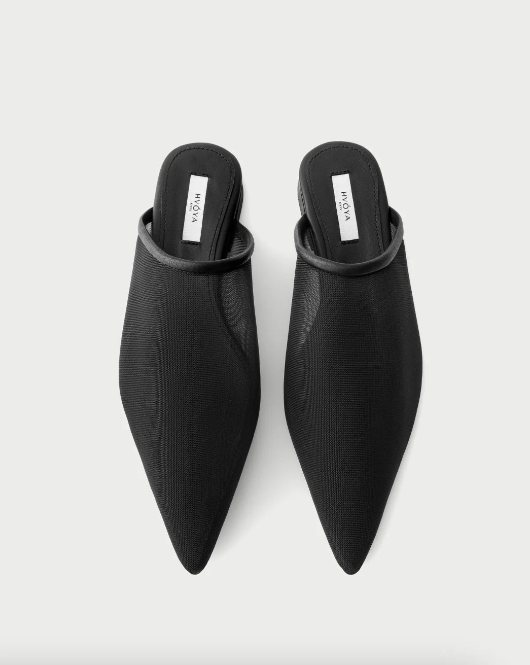 Grid Mules in Black by HVÓYA-Shoes-HVÓYA-Idlewild