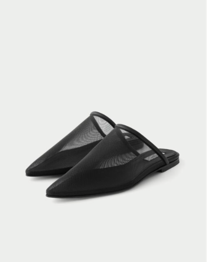 Grid Mules in Black by HVÓYA-Shoes-HVÓYA-Idlewild