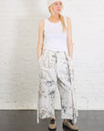 Handpaint Jumper Pants in White by Lauren Manoogian-Lauren Manoogian-Idlewild-Cincinnati