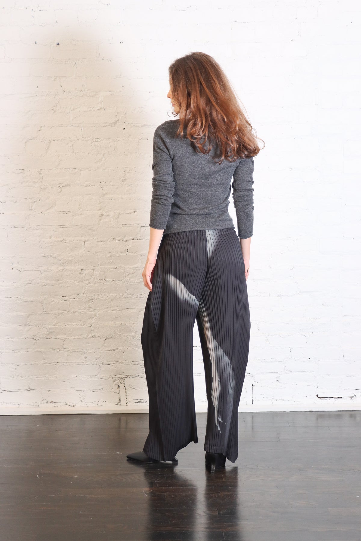 Hands of Lover Pleats Pants in Black-Hued by Issey Miyake-Issey Miyake-Idlewild-Cincinnati